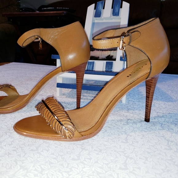 Coach Shoes - COACH AUTHENTIC LEATHER SANDLES